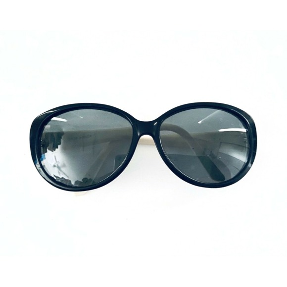Kate Spade Black Oval Frame White Pearl Temples main image 7